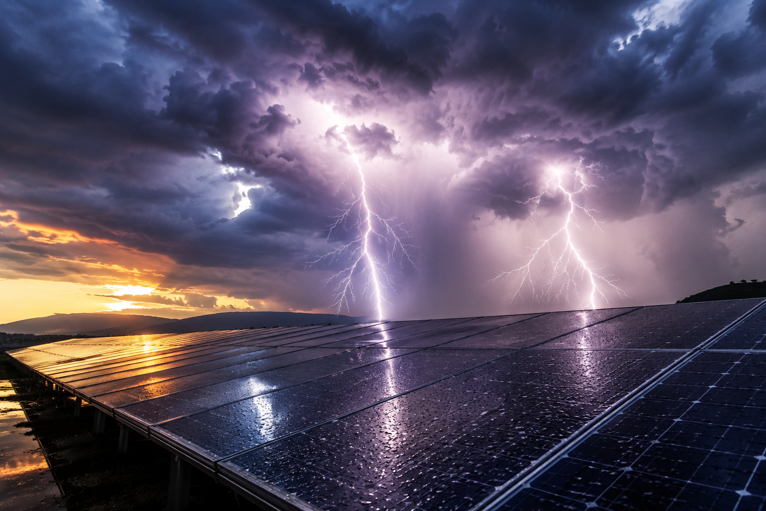 Solar energy installation